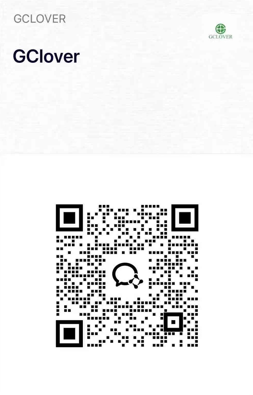 GCLOVER WeChat Work QR — Xu Haimin, Business Development